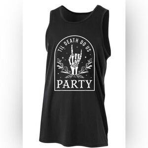 ‘Til Death Do Us Party Loose Fit Tank Top